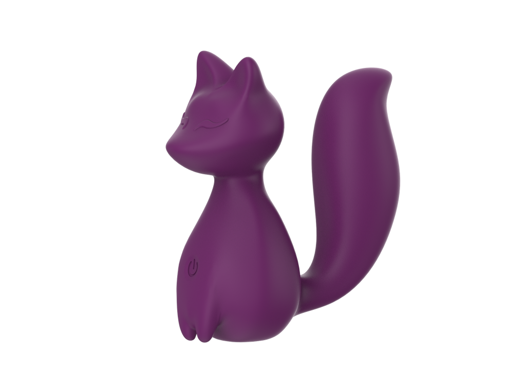 Silk Nite™ Foxie Mini Vibrator – Cute Compact Pleasure Massager