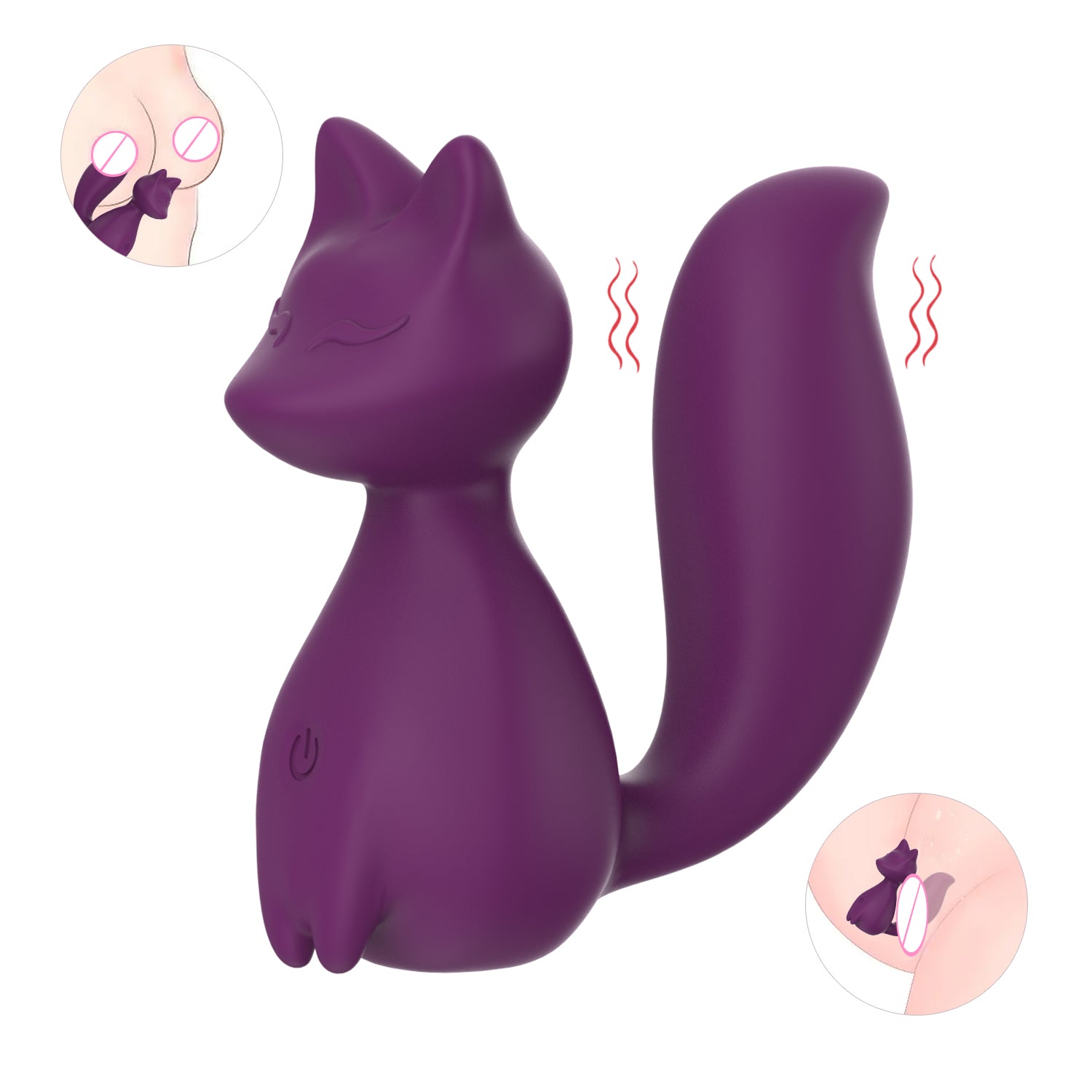 Silk Nite™ Foxie Mini Vibrator – Cute Compact Pleasure Massager