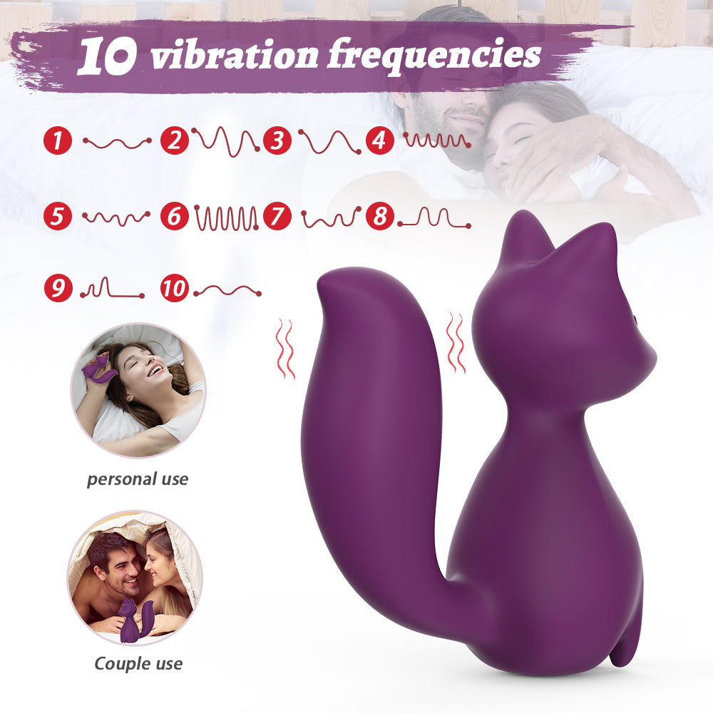 Silk Nite™ Foxie Mini Vibrator – Cute Compact Pleasure Massager