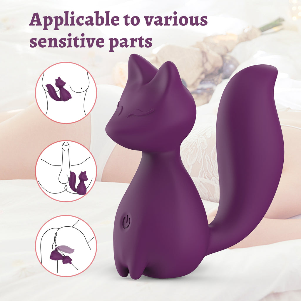 Silk Nite™ Foxie Mini Vibrator – Cute Compact Pleasure Massager